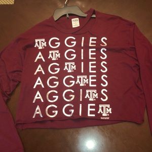 Cropped Aggies Tee